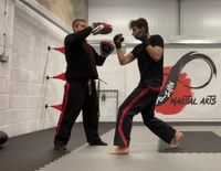 Senior Martial Arts Pad drills